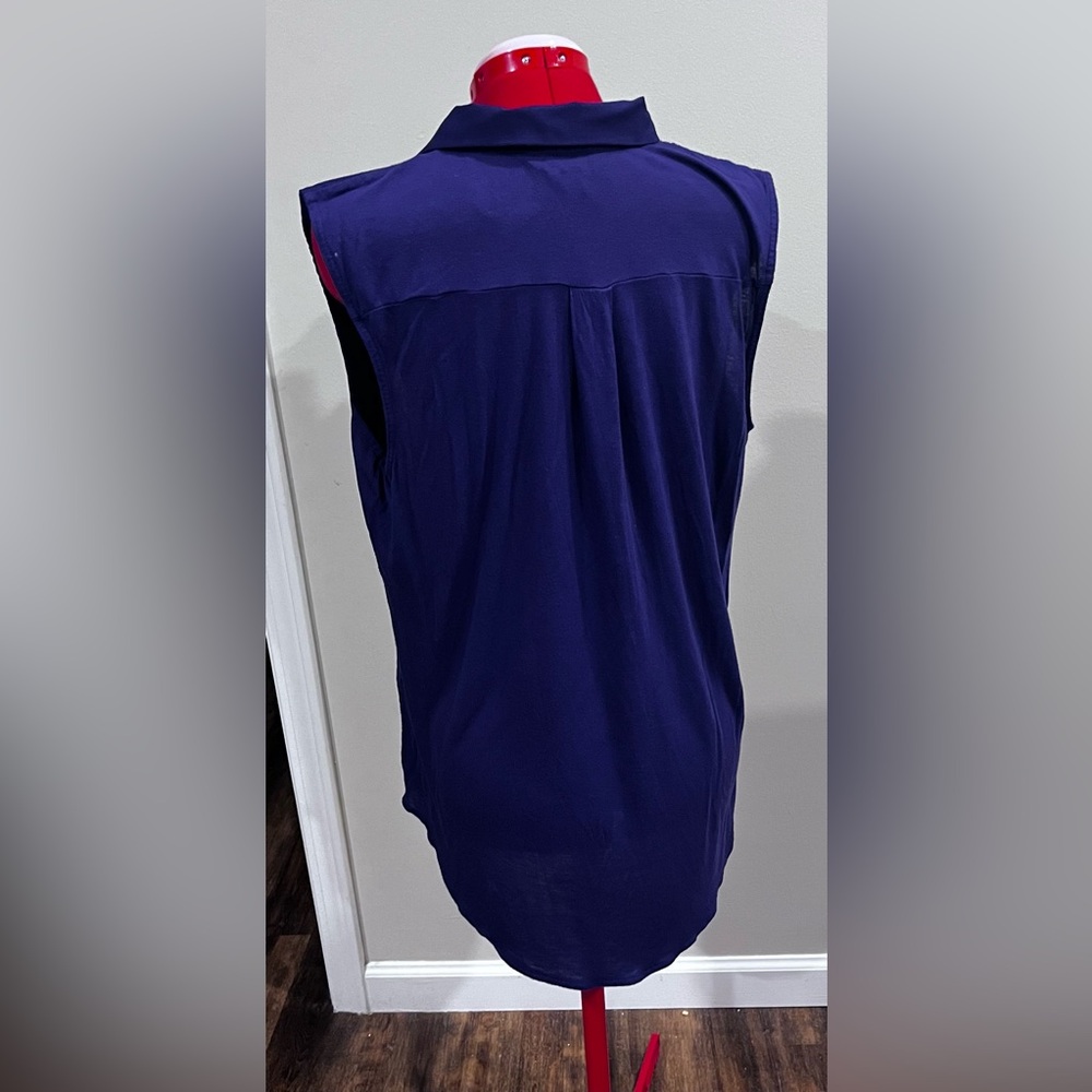 GNW Deep Purple Sleeveless Top - Picture 2 of 3